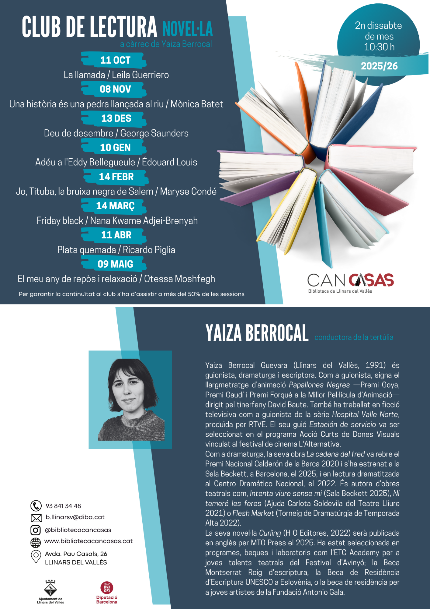 Targetó Club de lectura novel·la 2025-2026_cara