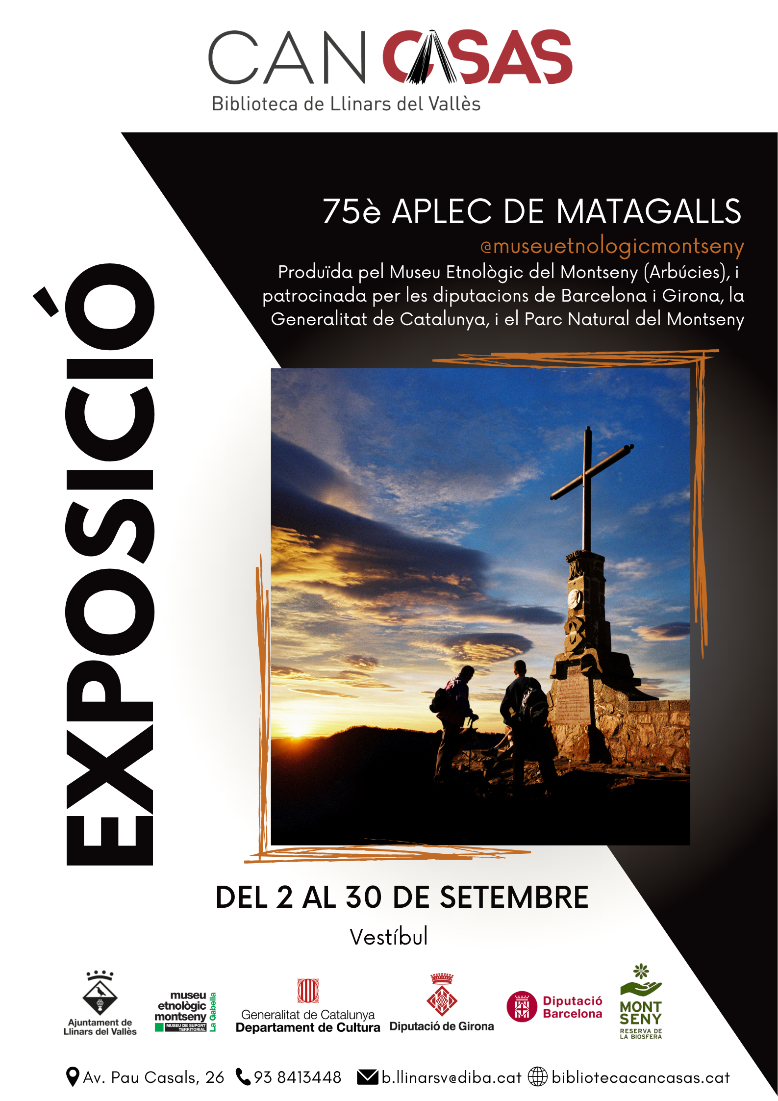 Cartell exposició 75è Aplec de Matagalls 