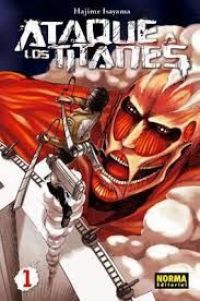 Portada còmic manga Ataque a los titanes, de Hajime Isayama