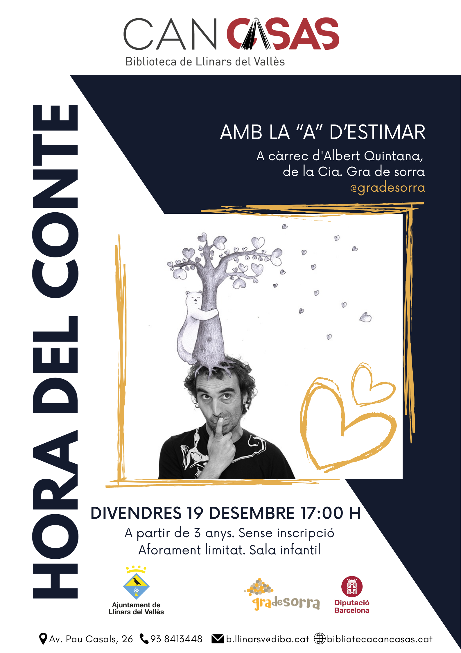 Cartell hora del conte desembre 2025