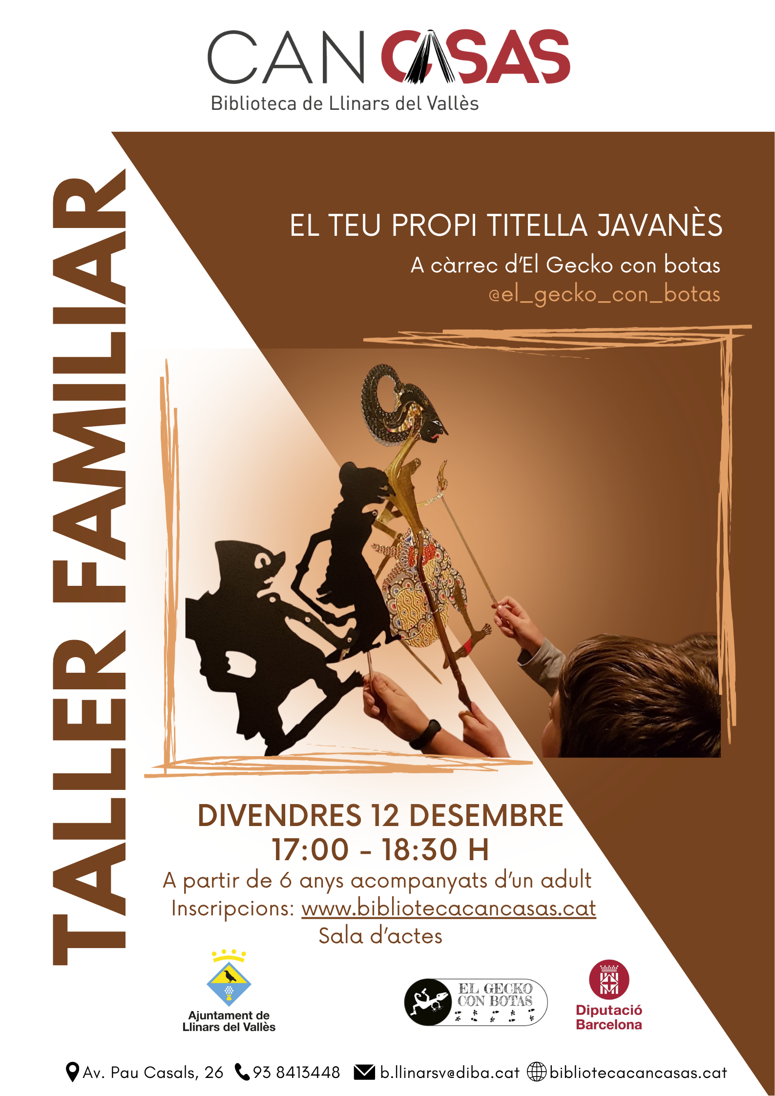 Cartell taller familiar desembre 2025