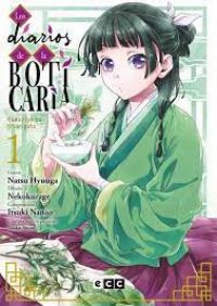 Portada còmic manga Los diarios de la boticaria de Natsu Hyuuga