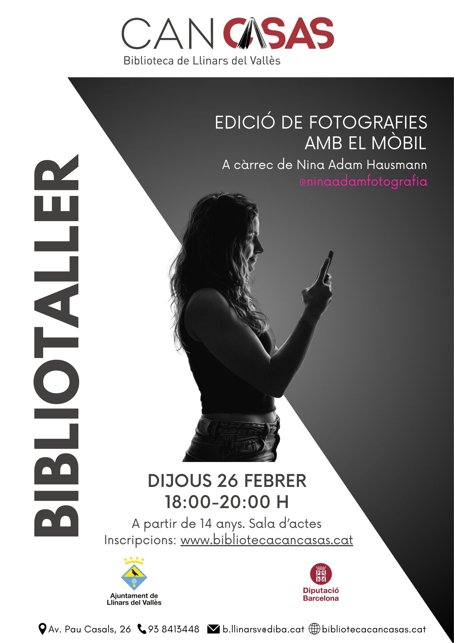 Cartell bibliotaller febrer 2026