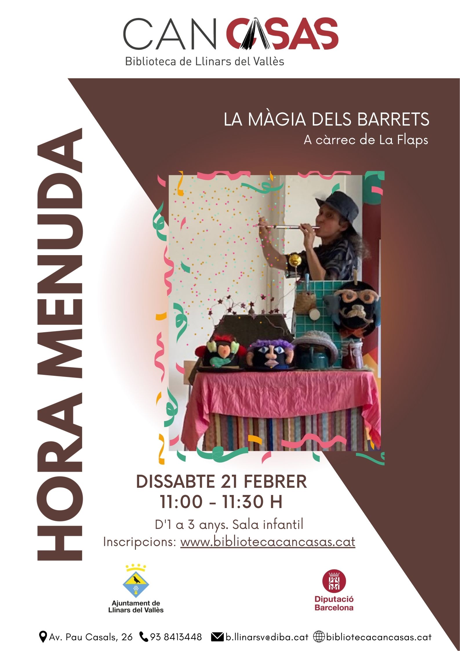 Cartell hora menuda febrer 2026