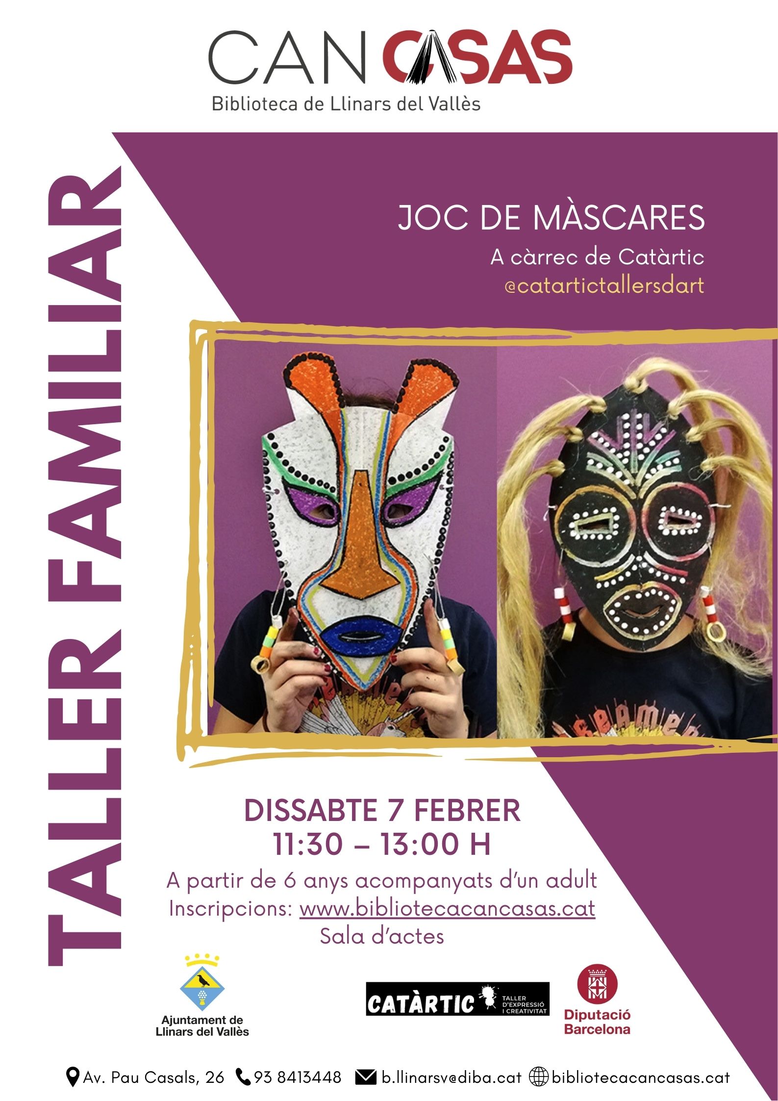 Cartell taller familiar febrer 2026