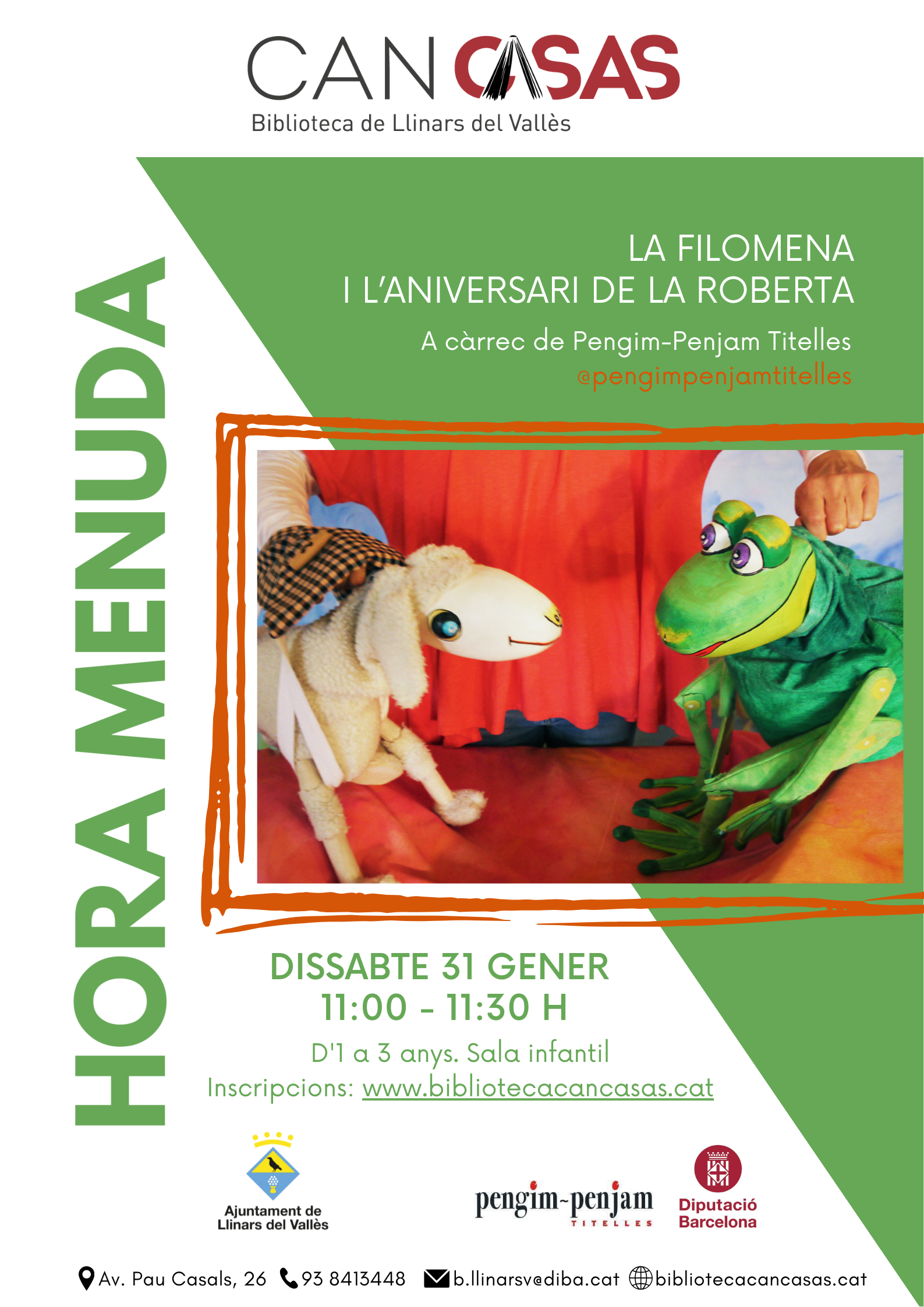 Cartell Hora menuda gener 2026