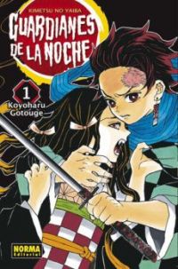 Portada còmic manga Guardianes de la noche de Koyoharu Gotouge