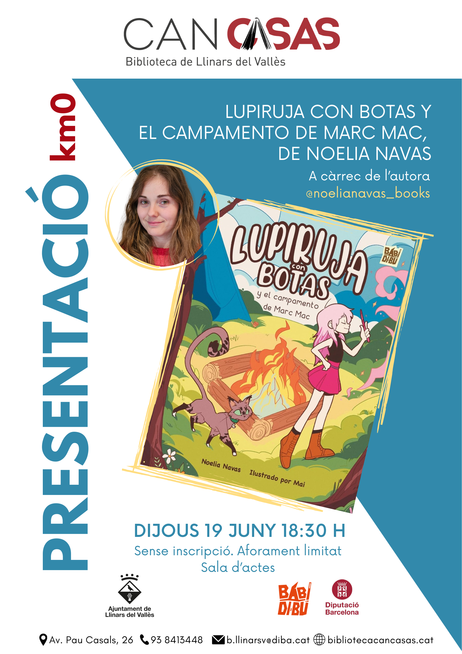 Cartell presentació Lupiruja con botas juny 2025