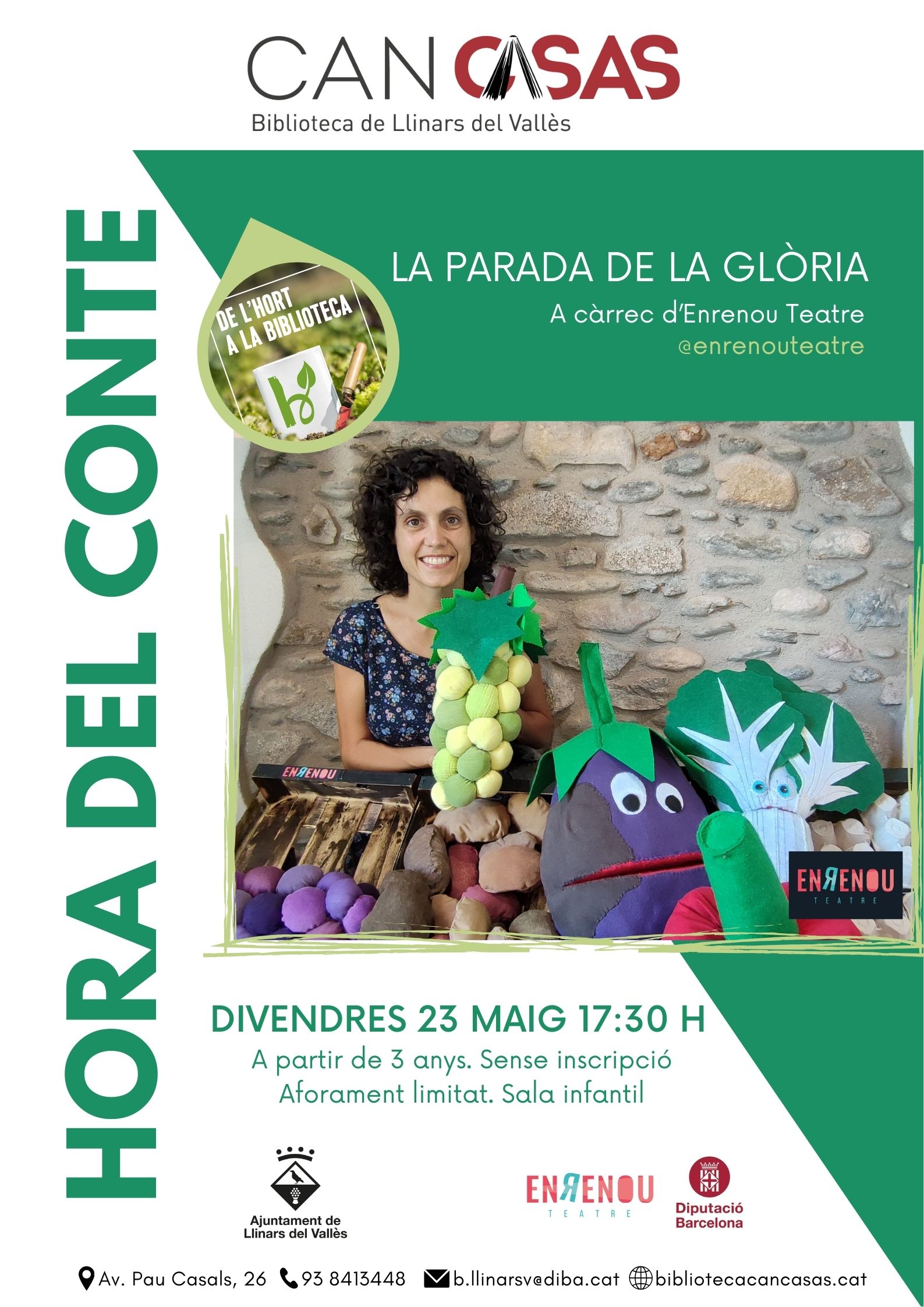 Cartell hora del conte maig 