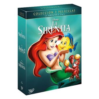 Portada DVD La Sirenita: colección tres películas